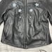First Classic Women’s Small Star Black Leather Jacket