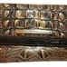 Brahmin Bronze Croc Embossed Trifold Wallet