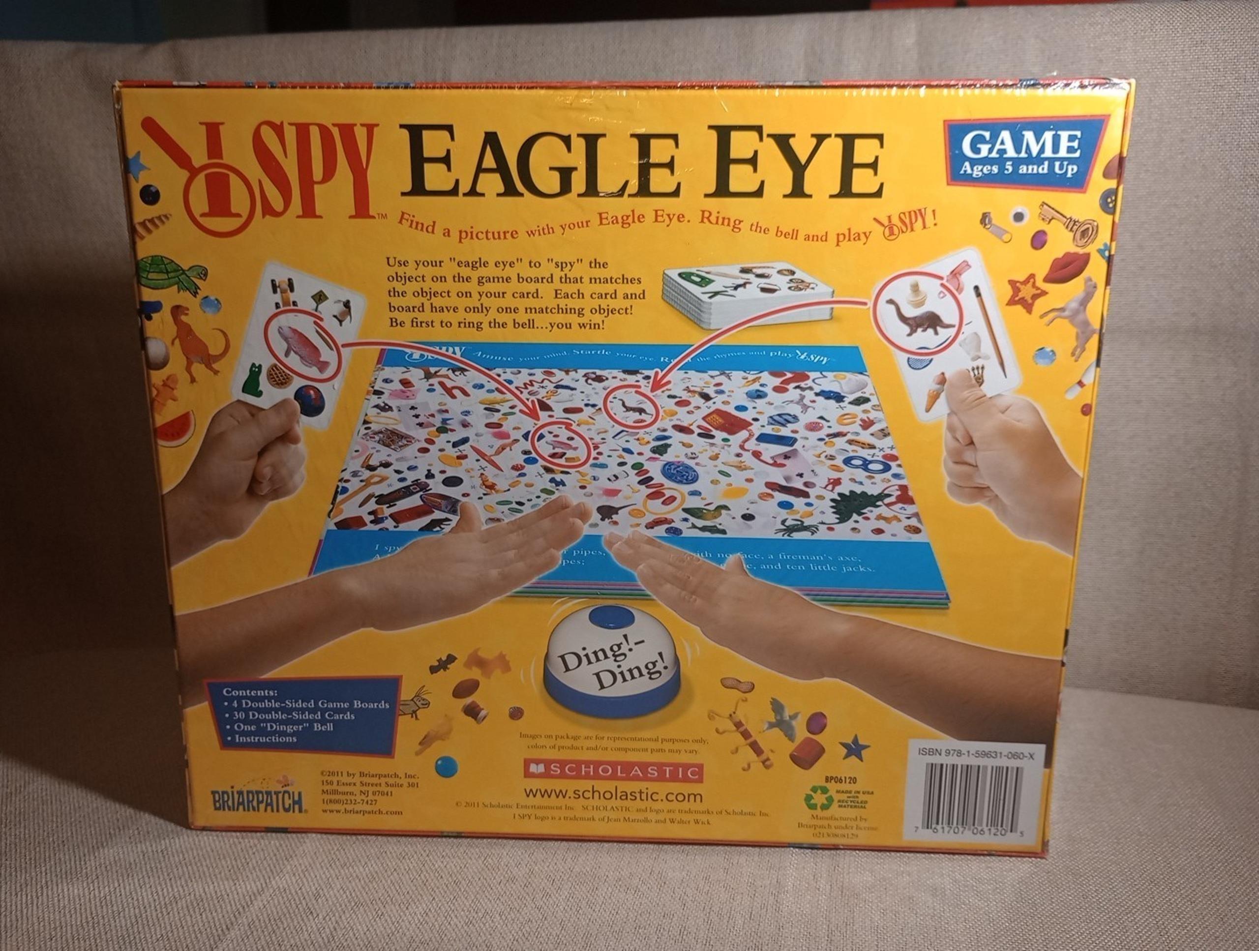 ~I Spy Eagle Eye Board Game 2005 Briarpatch - BRAND NEW AND SEALED~ - Scholastic