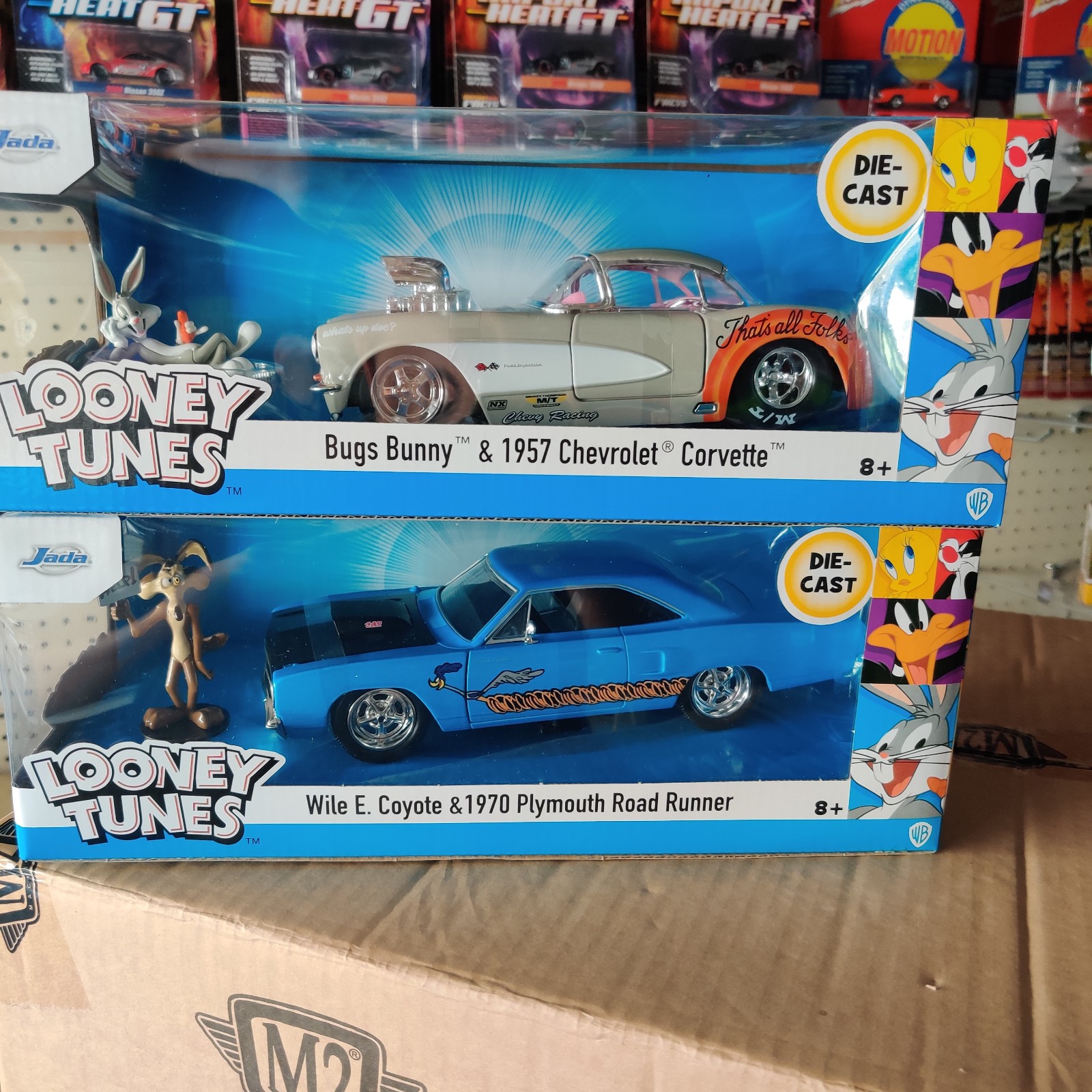 2 Cars jada 1/24 looney toons