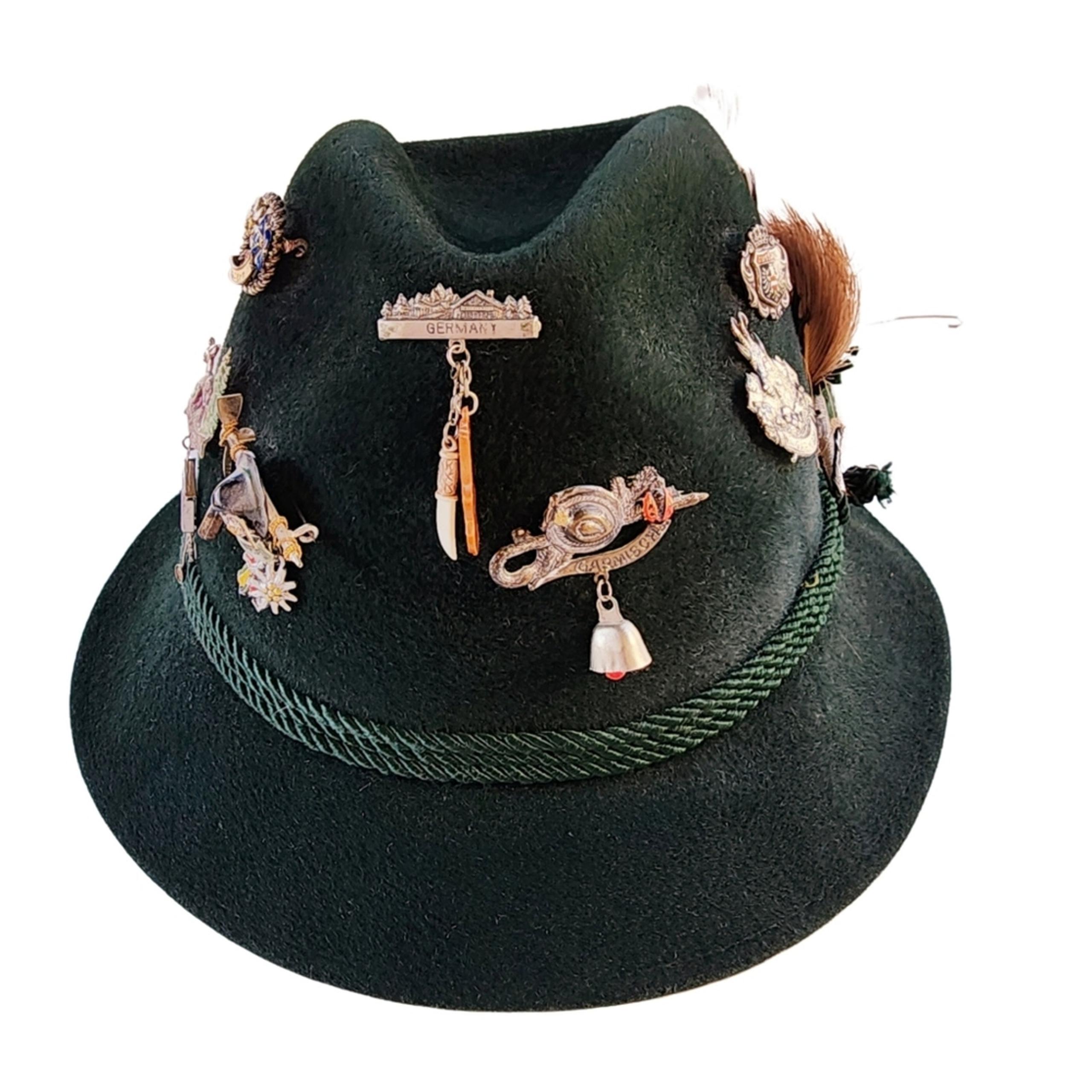 Fritz Gunrid Garmisch Robinsport Bavarian Oktoberfest German Fedora Felt Hat