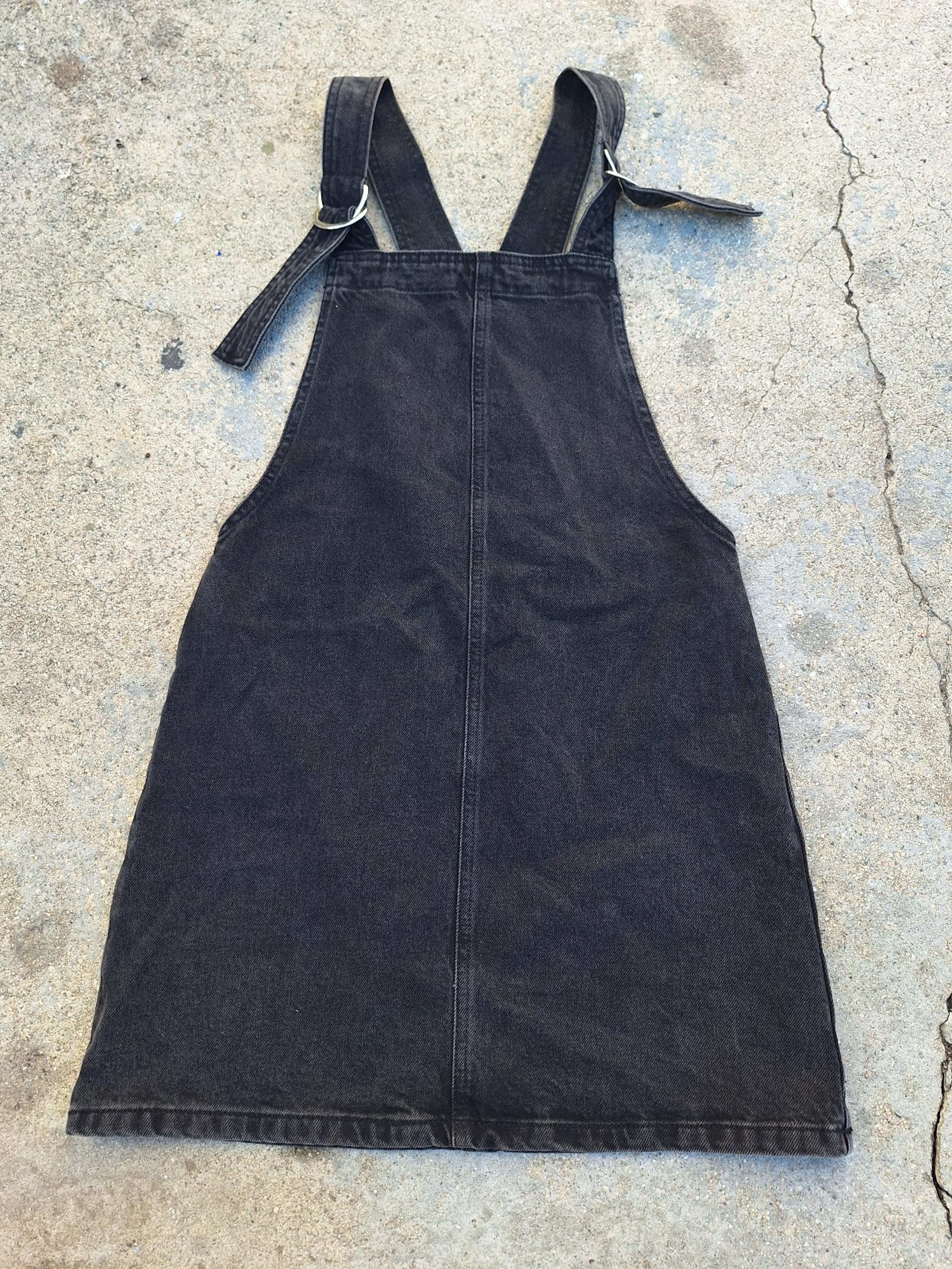 TOPSHOP OVERRRAL DRESS WOMEN'S SIZE 2 BLACK