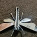 VTG Solid Sterling Silver 925 handmade Dragonfly brooch pin, 17.7g