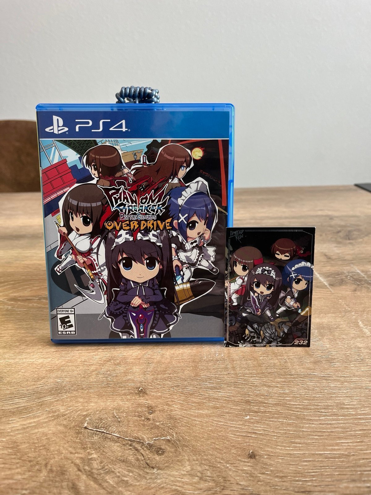 LIMITED RUN #164: PHANTOM BREAKER BATTLEGROUNDS OVERDRIVE (PS4) CIB w/Card!