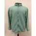 Lands End Fleece Mint & Gray Reversible Full Zip Jacket Lg 14-16 Regular Charity