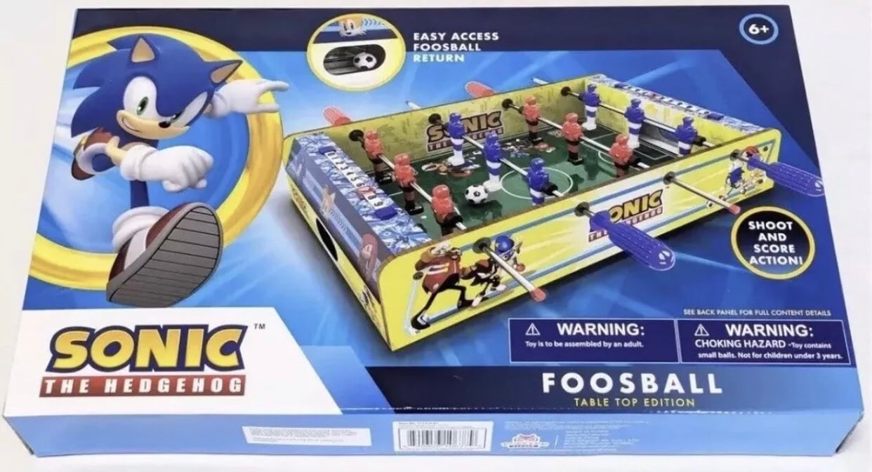 NEW Sonic the Hedgehog Foosball Table | Tabletop Game