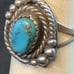 NAVAJO SIGNED MLS TURQUOISE STERLING RING