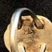 NAVAJO SIGNED MLS TURQUOISE STERLING RING