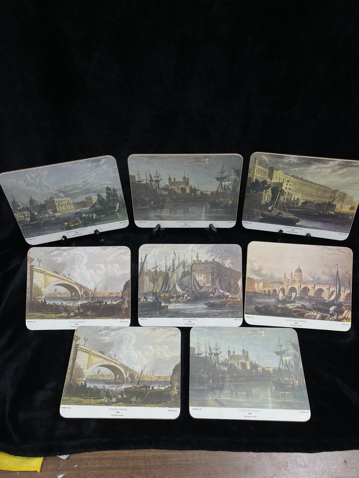 Vintage drink mats large