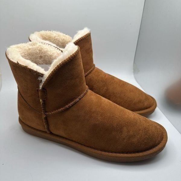 CUSHIONAIRE Cozy Boot 7.5 CHESTNUT NEW