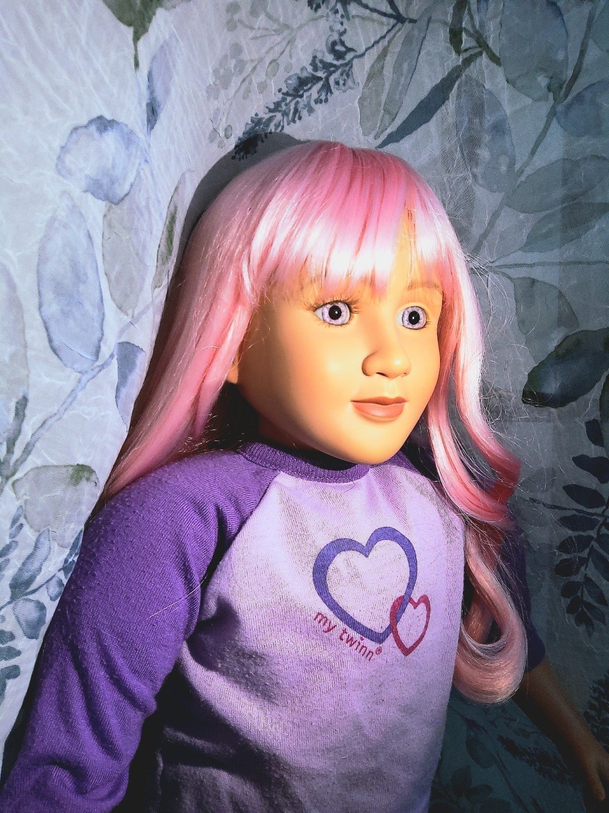 My Twinn Doll with Pink hair lovely light eyes