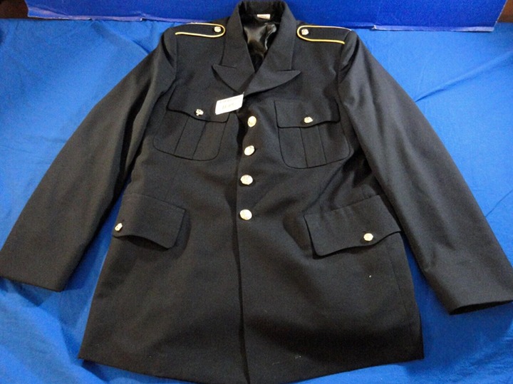 sz42RC UNITED STATES ARMY SERVICE UNIFORM DRESS BLUE ASU JACKET POLY WOOL RC 717