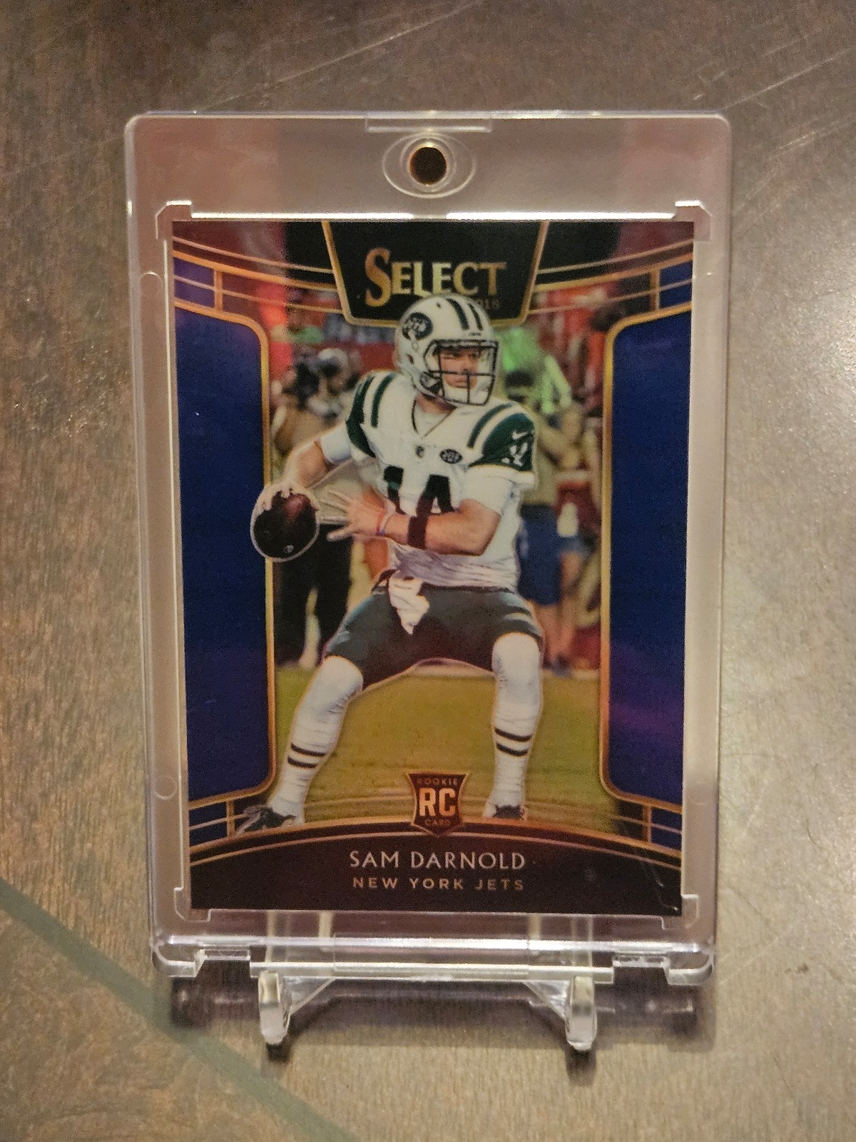 2018 Select Concourse Level Blue Prizm /175 Sam Darnold RC Jets
