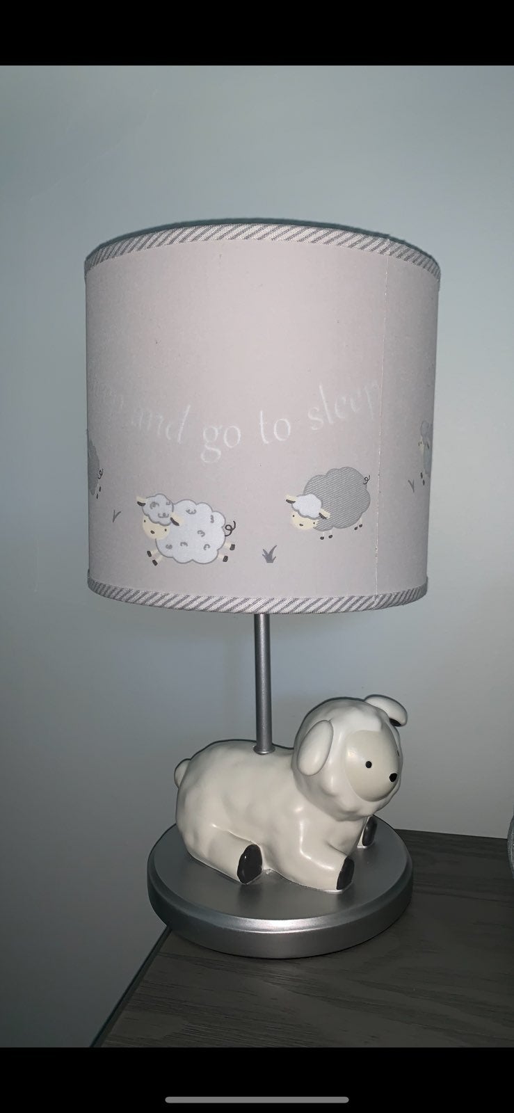 NEW Lambs & Ivy Little lamb baby lamp