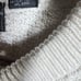 David Taylor Cable Knit Henley Sweater 100% Cotton Made In USA Large