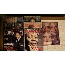 Vintage Downbeat Magazines 7- 1998 Issues- January, February, March, April, Jun