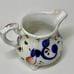 19th Century Antique Gaudy Welsh Oyster Pattern Hand Painted 4 Footed Jug