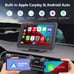 Wireless Car Stereo with Apple CarPlay/Android Auto, Portable Touch Screen Car R