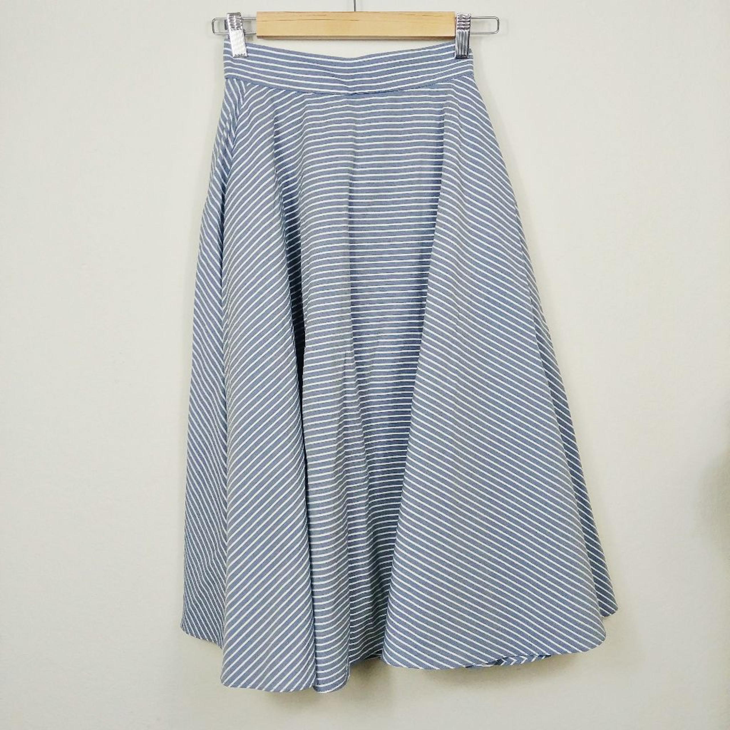 Pinstripe skirt