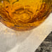 Vintage Owl Vase Amber Owl Vase