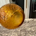 Vintage Owl Vase Amber Owl Vase