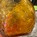 Vintage Owl Vase Amber Owl Vase
