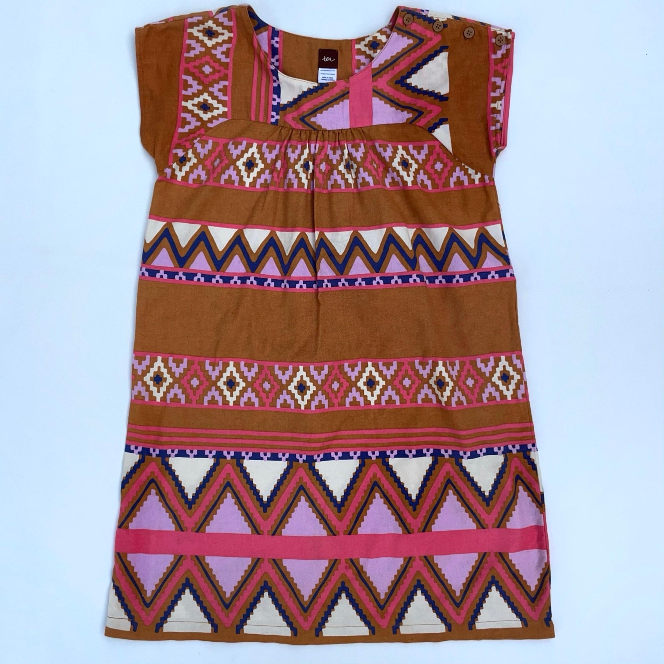 TEA COLLECTION tunic cotton girls dress. SIZE 8