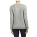 NWT Theory Gray Slouchy V Neck Textured Sweater, Size M