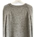 NWT Theory Gray Slouchy V Neck Textured Sweater, Size M