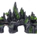 Large Fish Tank Decorations - Mountain View Aquarium Ornament with Tree House