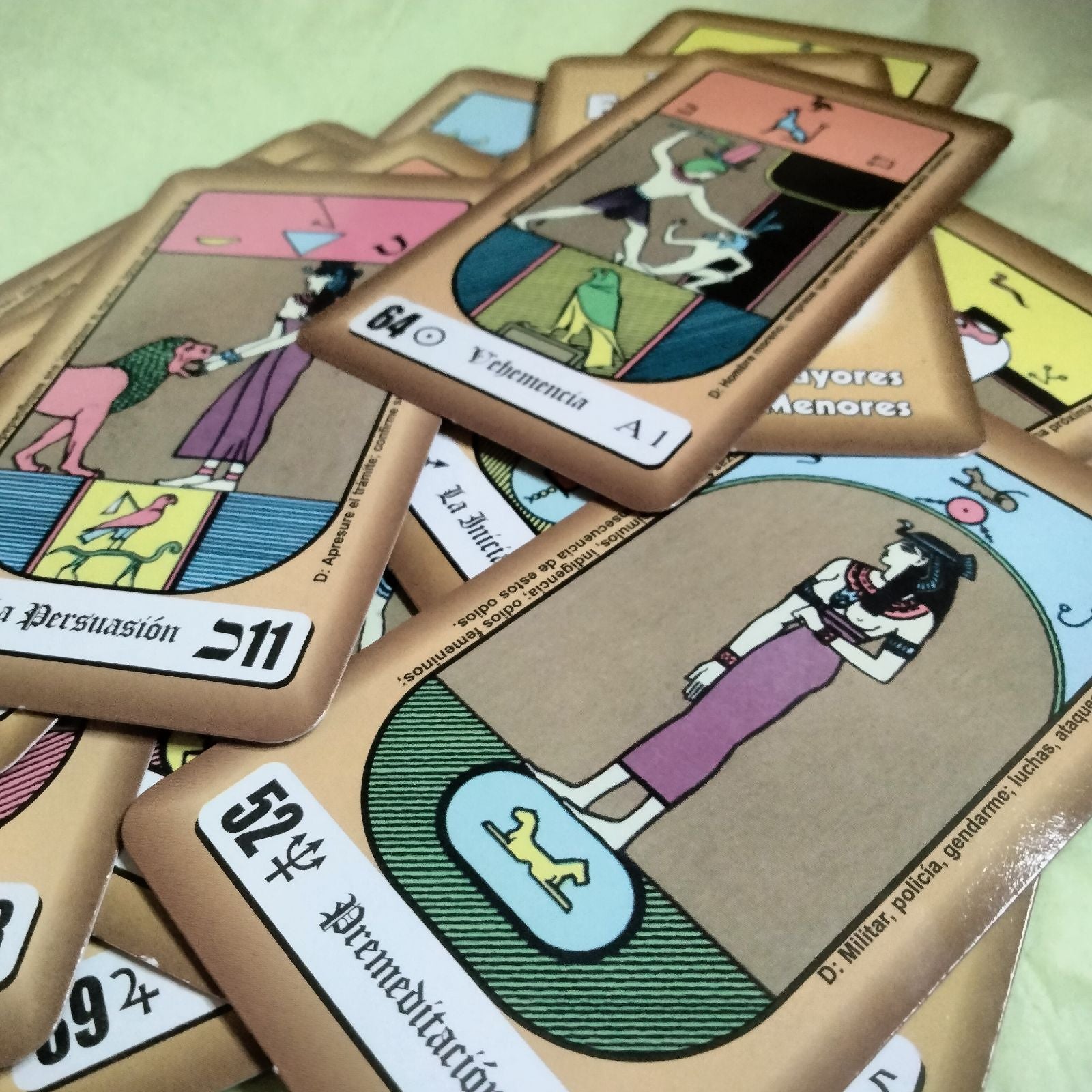 Updated Photos • Tarot Egipcio Deck (SPAINISHONLY) Rare Deck of Tarot