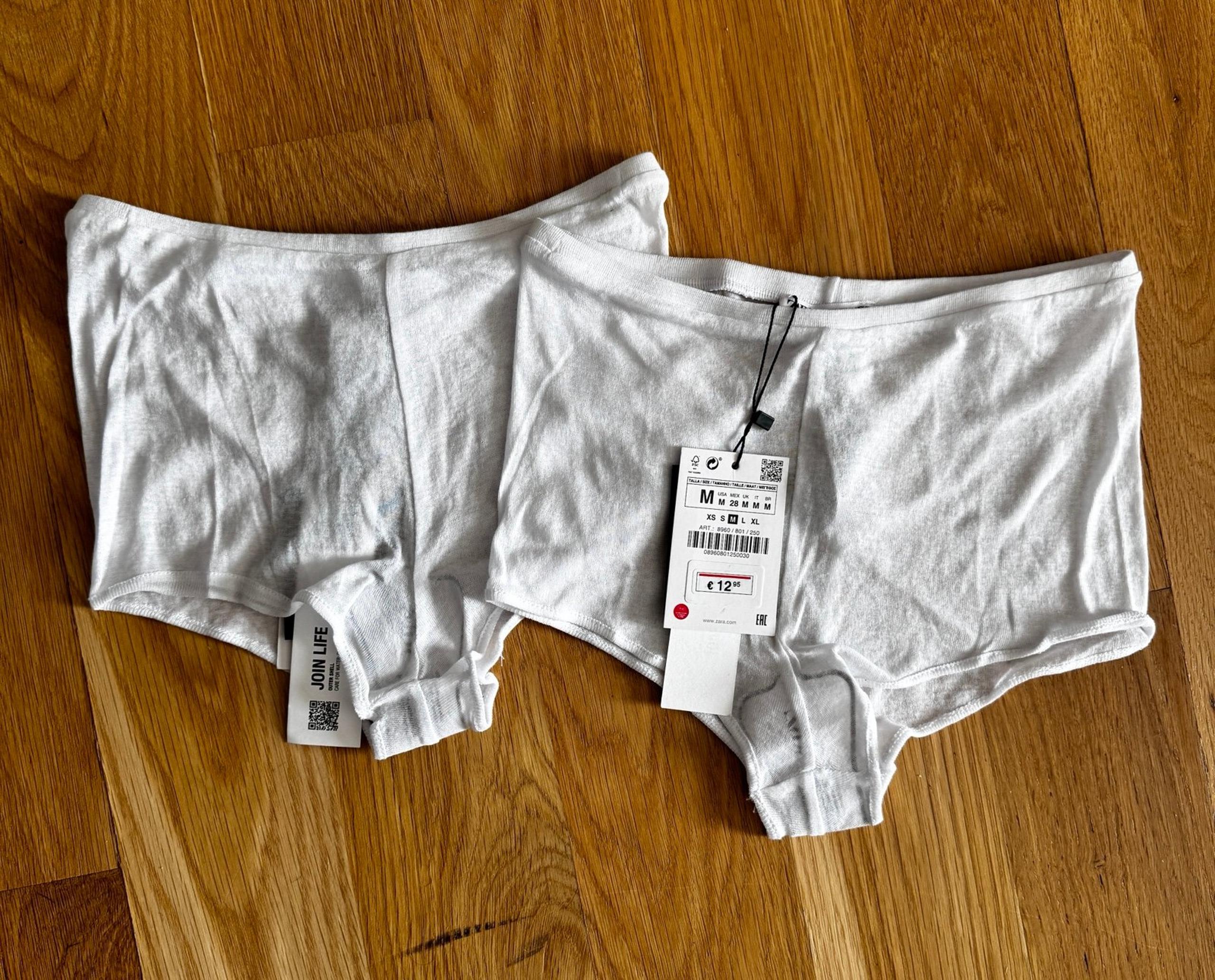 Zara Women Cotton Panties 2-pk Size M