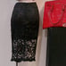 HOT ITEM Black Lace Crochet Pencil Skirt