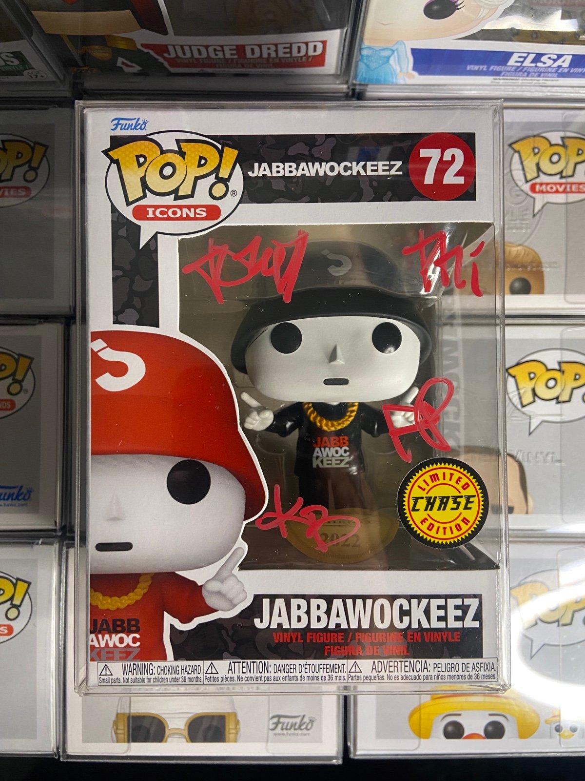 Funko Pop Jabbawockeez 72 signed Chase