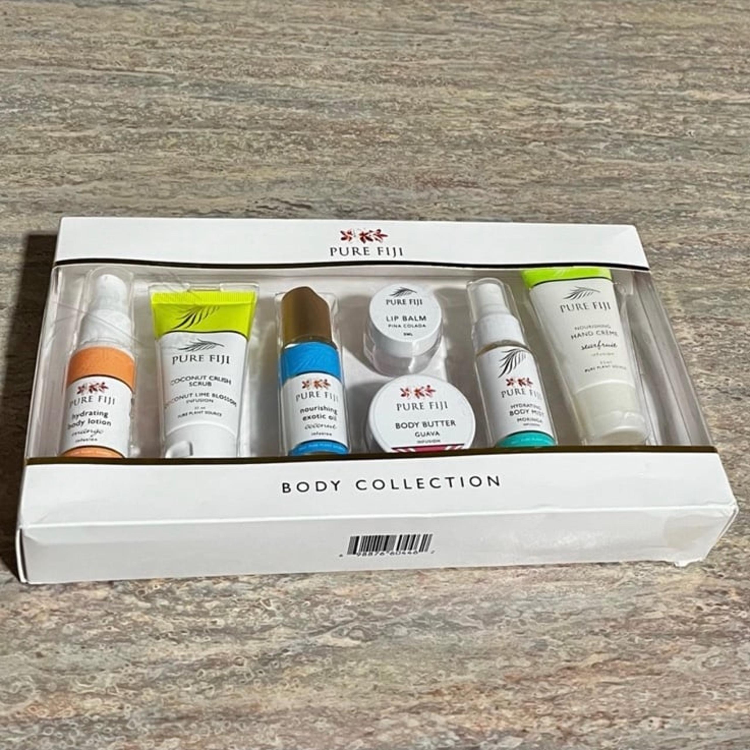 NIB Pure Fiji Body Collection 7-piece Skincare Set