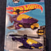 HOT WHEELS LOT OF 3- TV SERIES BATMOBILE, BATCOPTER PURPLE, BATCOPTER BLUE
