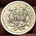 LOT OF 4 DIMES, ERRORS,1( 3 CENT) AU,