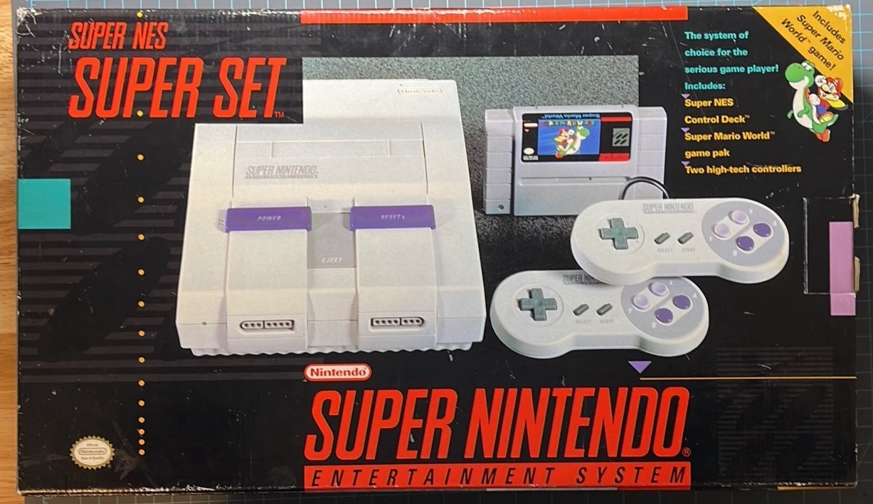 Super Nintendo Console Super Set CIB
