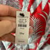 Talbots NWT Blue Oasis Palm Voile Fit & Flare Maxi Summer Dress Womens 18W
