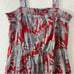 Talbots NWT Blue Oasis Palm Voile Fit & Flare Maxi Summer Dress Womens 18W