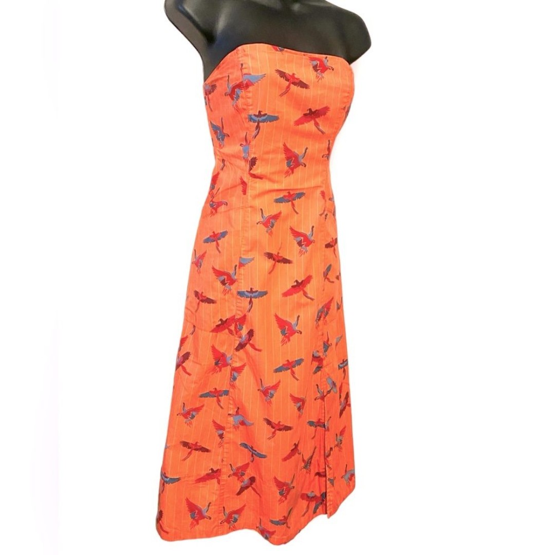Free People Sunshine love bird strapless dress, pockets, sundress NWT size 0
