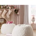 POTTERY BARN LoveShackFancy Bow Bean Bag Chair SlipCover *Ivory (Large) NEW