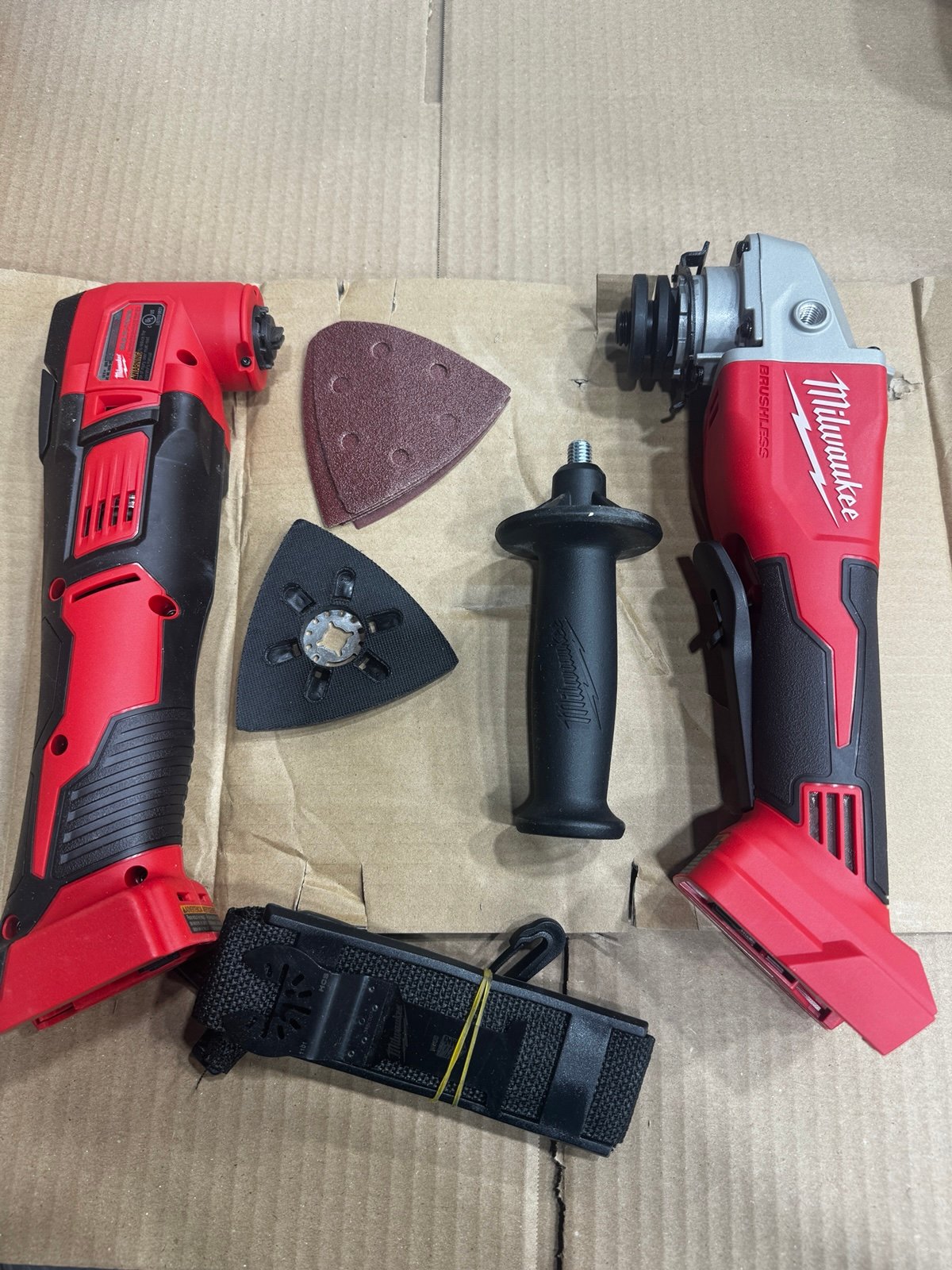 Milwaukee 2686-20 + 2626-20 M18 LOT OF 2 (Multi-tool + cut off Grinder) NEW