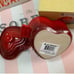 Le Creuset Cerise Red D'Amour Petite Casserole Mini Cocotte Handle Heart Ramekin