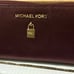 NWOT Michael Kors Giftables Adele Zip Around Continental Leather Wallet-…