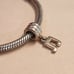 EUC Pandora Musical Note Charm, Silver