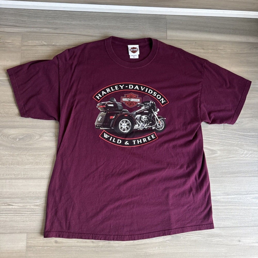 Vintage Harley Davidson Indian Seminole Sanford FL Motorcycles T Shirt Men's XL