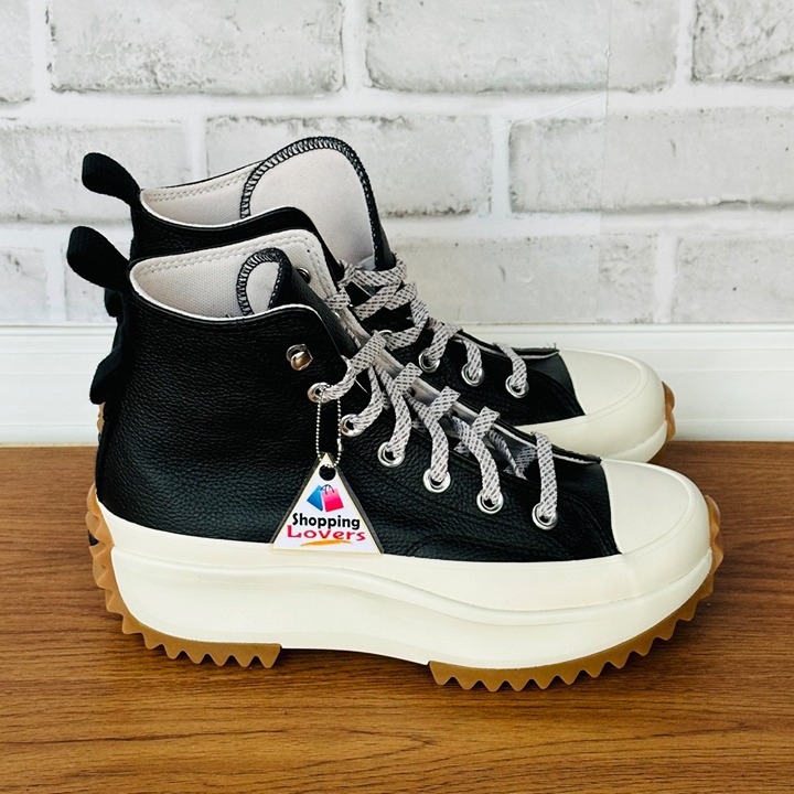⭐Converse Run Star Hike Platform Leather Hi Size 6.5 Mens Shoes Black A12897C ⭐