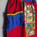 Handmade Christmas Santa Skirt Plus Size Women's patchwork flannel corduroy