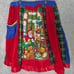 Handmade Christmas Santa Skirt Plus Size Women's patchwork flannel corduroy